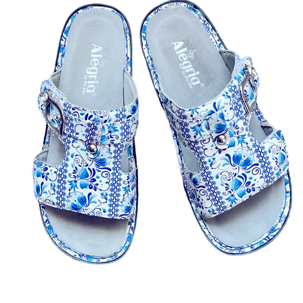 ALEGRIA Peggy Adjustable Slip on Sandal
